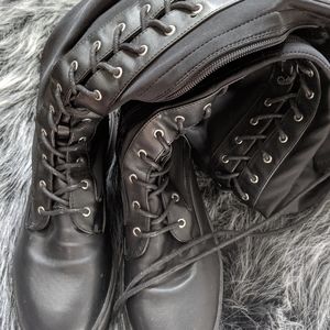 Thigh high combat boots 💀